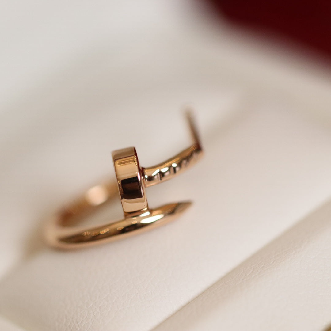 [Leaves]JUSTE EARRINGS PINK GOLD