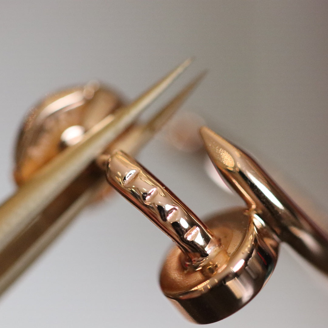 [Leaves]JUSTE EARRINGS PINK GOLD