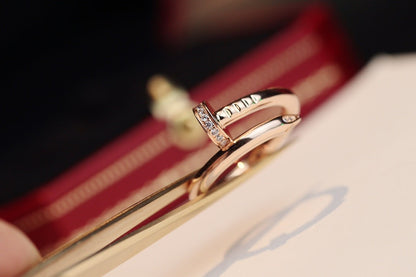 [Leaves]JUSTE RING 2.65MM PINK GOLD DIAMOND