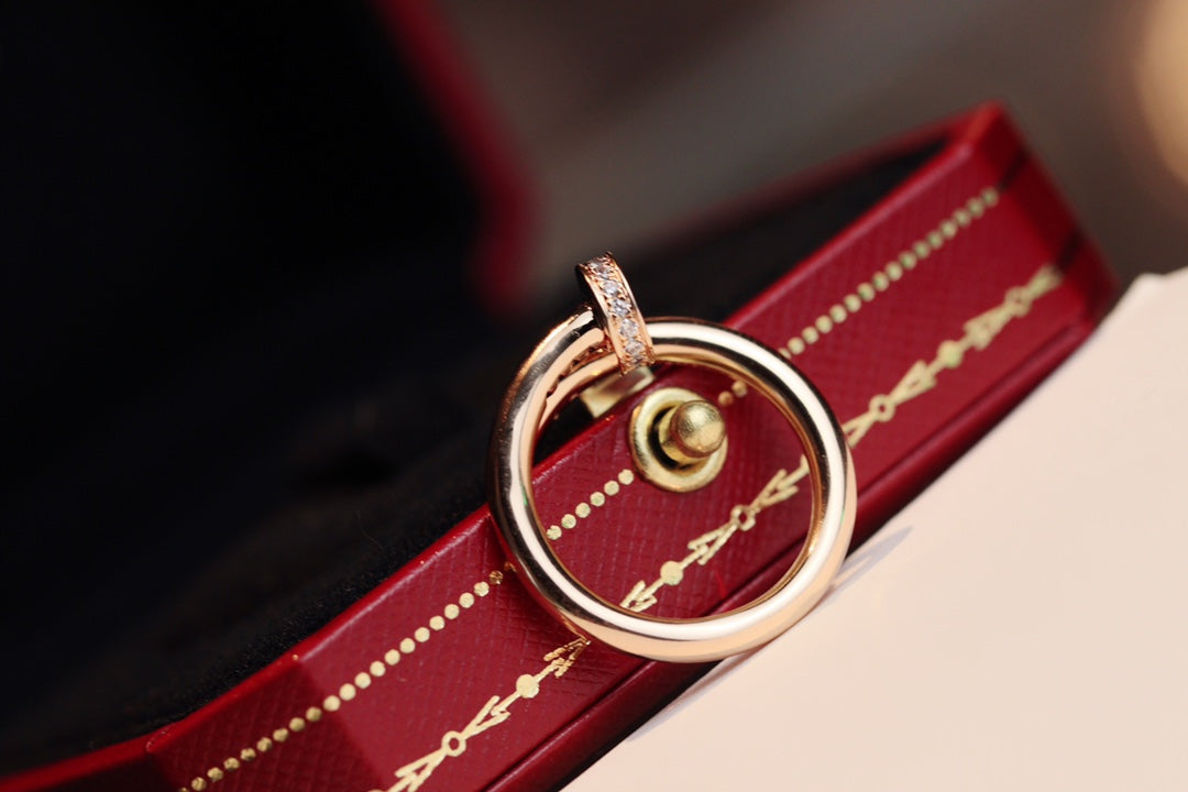 [Leaves]JUSTE RING 2.65MM PINK GOLD DIAMOND