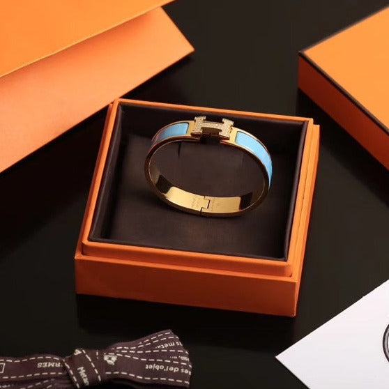 [Leaves]H CLOUD BLUE BRACELET GOLD DIAMOND