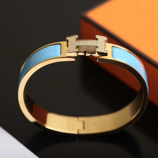 [Leaves]H CLOUD BLUE BRACELET GOLD DIAMOND