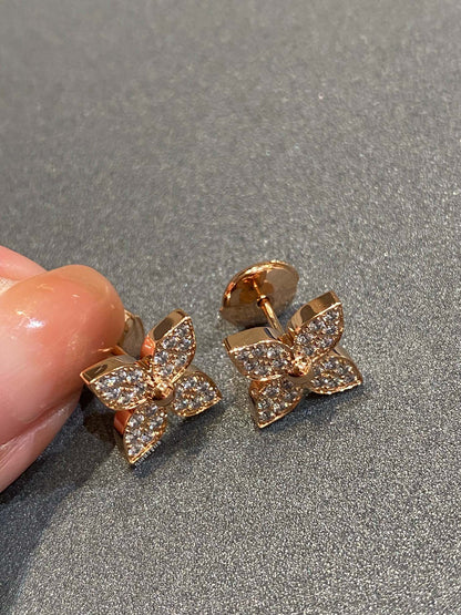 [Leaves]STAR DIAMOND EARRINGS