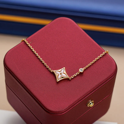 [Leaves]STAR 1 DIAMOND ROSE GOLD BRACELET