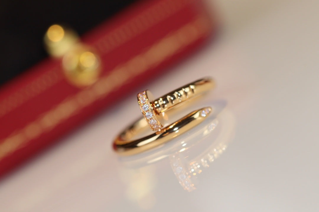 [Leaves]JUSTE RING 2.65MM GOLD DIAMOND
