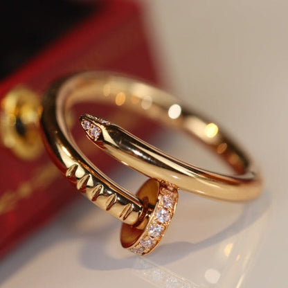 [Leaves]JUSTE RING 2.65MM GOLD DIAMOND