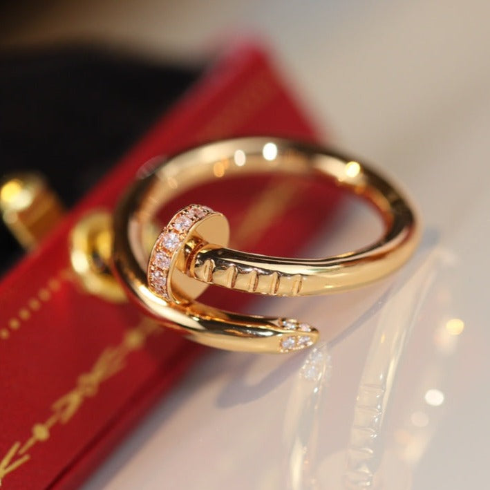 [Leaves]JUSTE RING 2.65MM GOLD DIAMOND