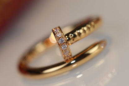 [Leaves]JUSTE RING 2.65MM GOLD DIAMOND