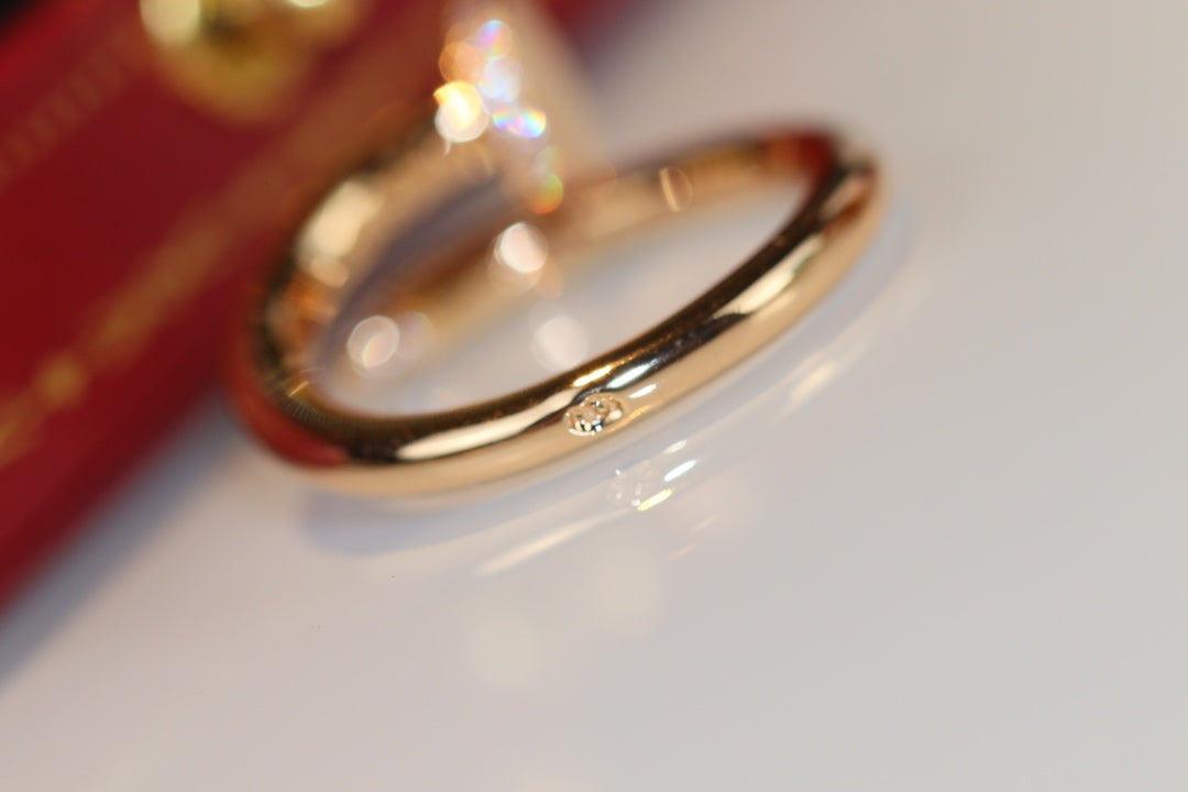 [Leaves]JUSTE RING 2.65MM GOLD DIAMOND