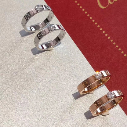 [Leaves]LOVE RING 3.6MM 1 BIG DIAMOND