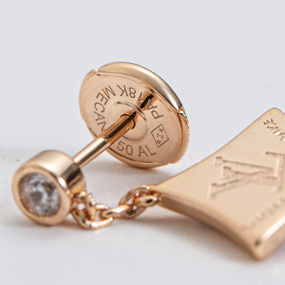 [Leaves]STAR DIAMONDS EARRINGS GOLD