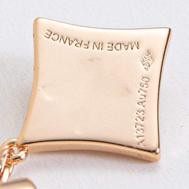 [Leaves]STAR DIAMONDS EARRINGS GOLD