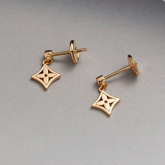 [Leaves]STAR EARRINGS GOLD
