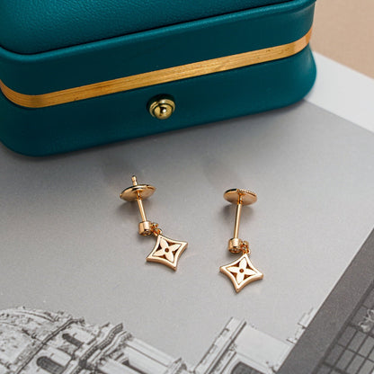 [Leaves]STAR EARRINGS GOLD