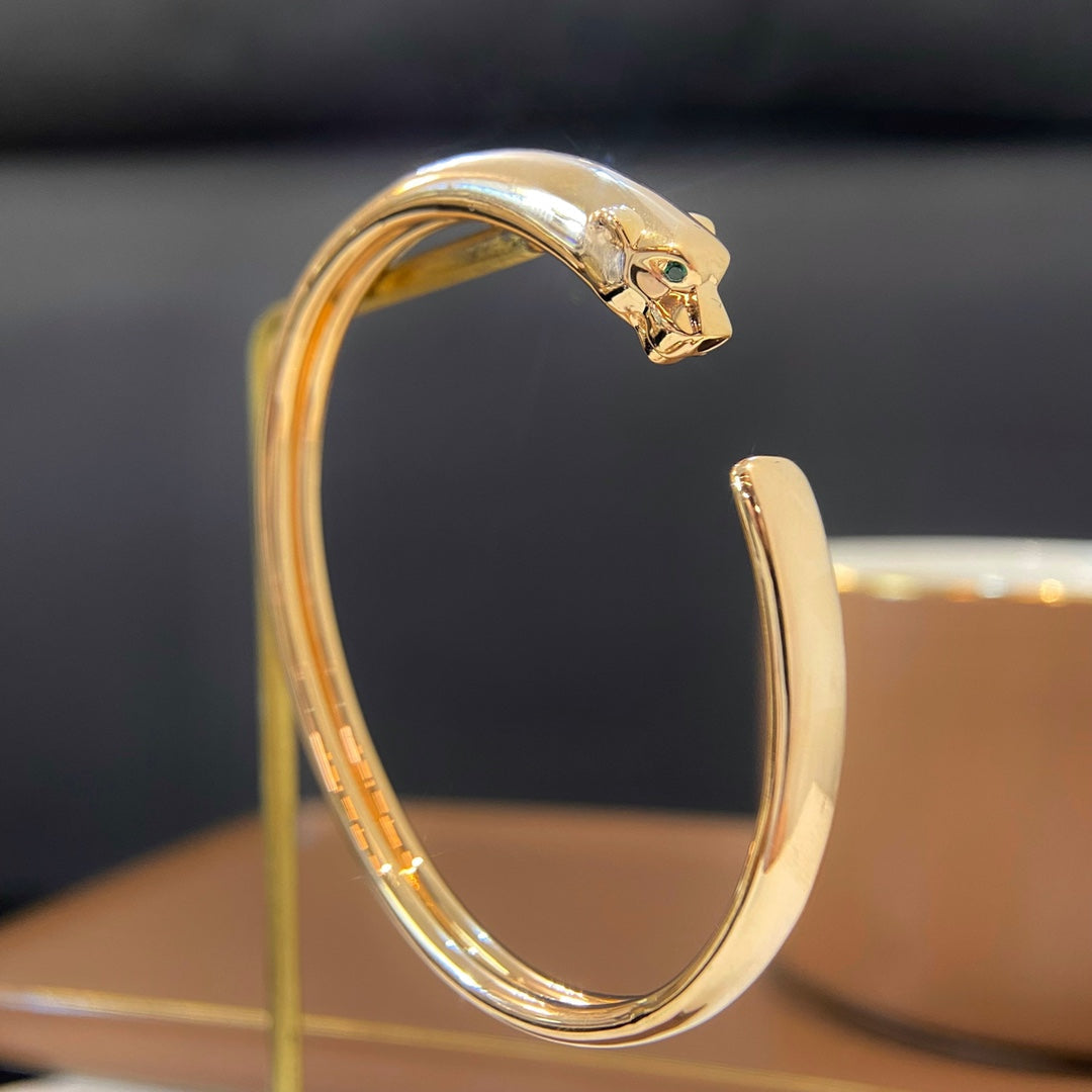 [Leaves]PANTHERE GOLD OPEN BRACELET