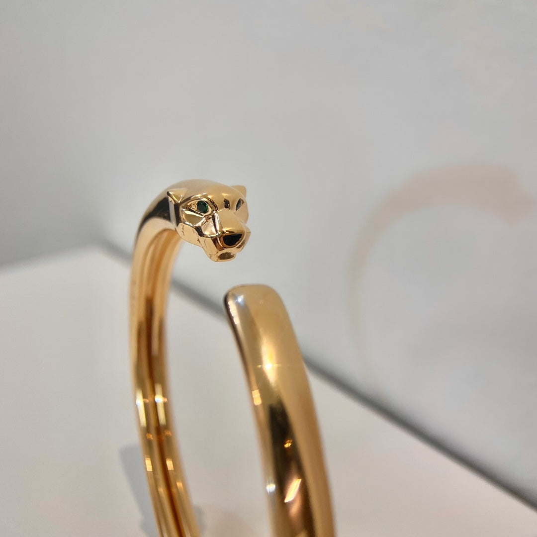 [Leaves]PANTHERE GOLD OPEN BRACELET