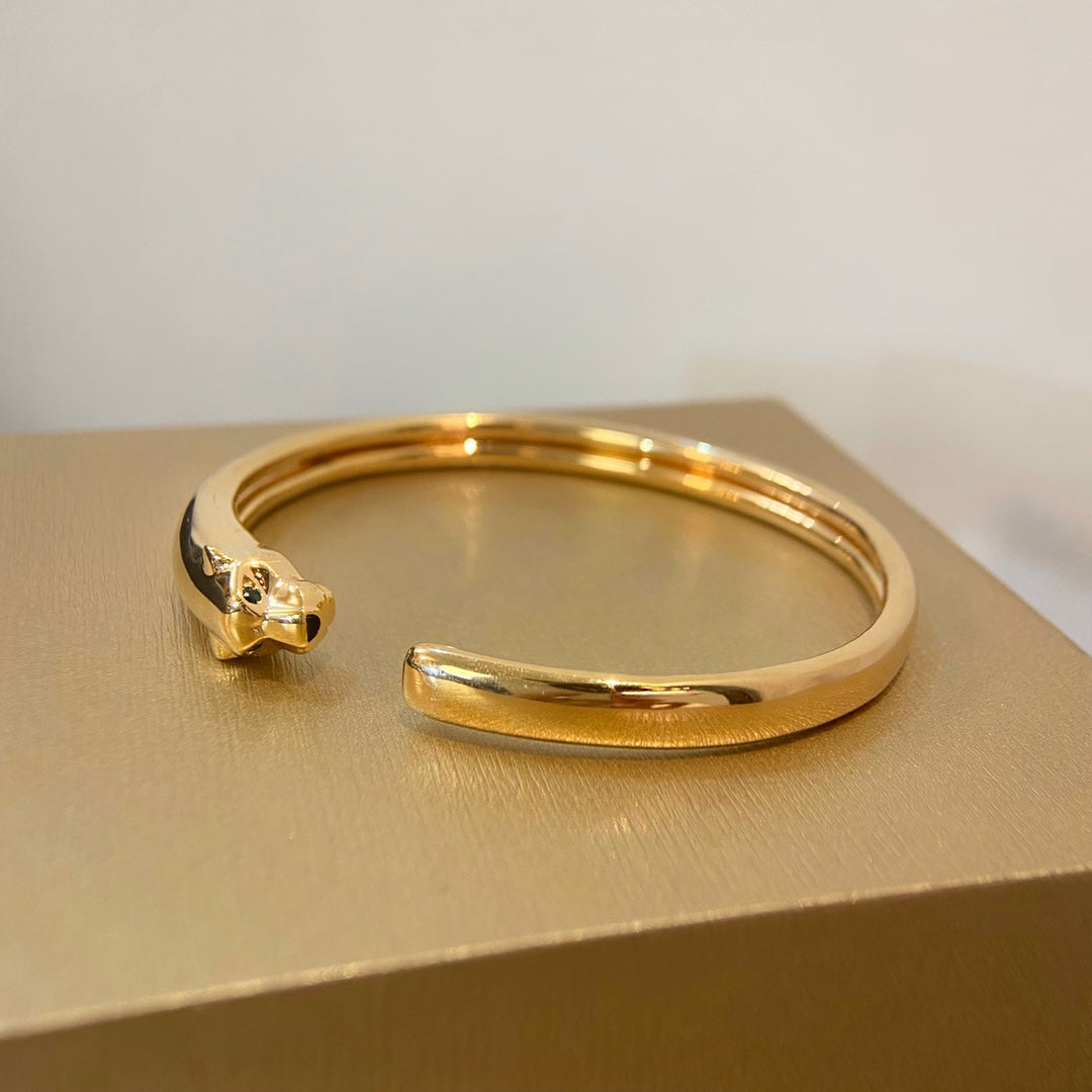 [Leaves]PANTHERE GOLD OPEN BRACELET