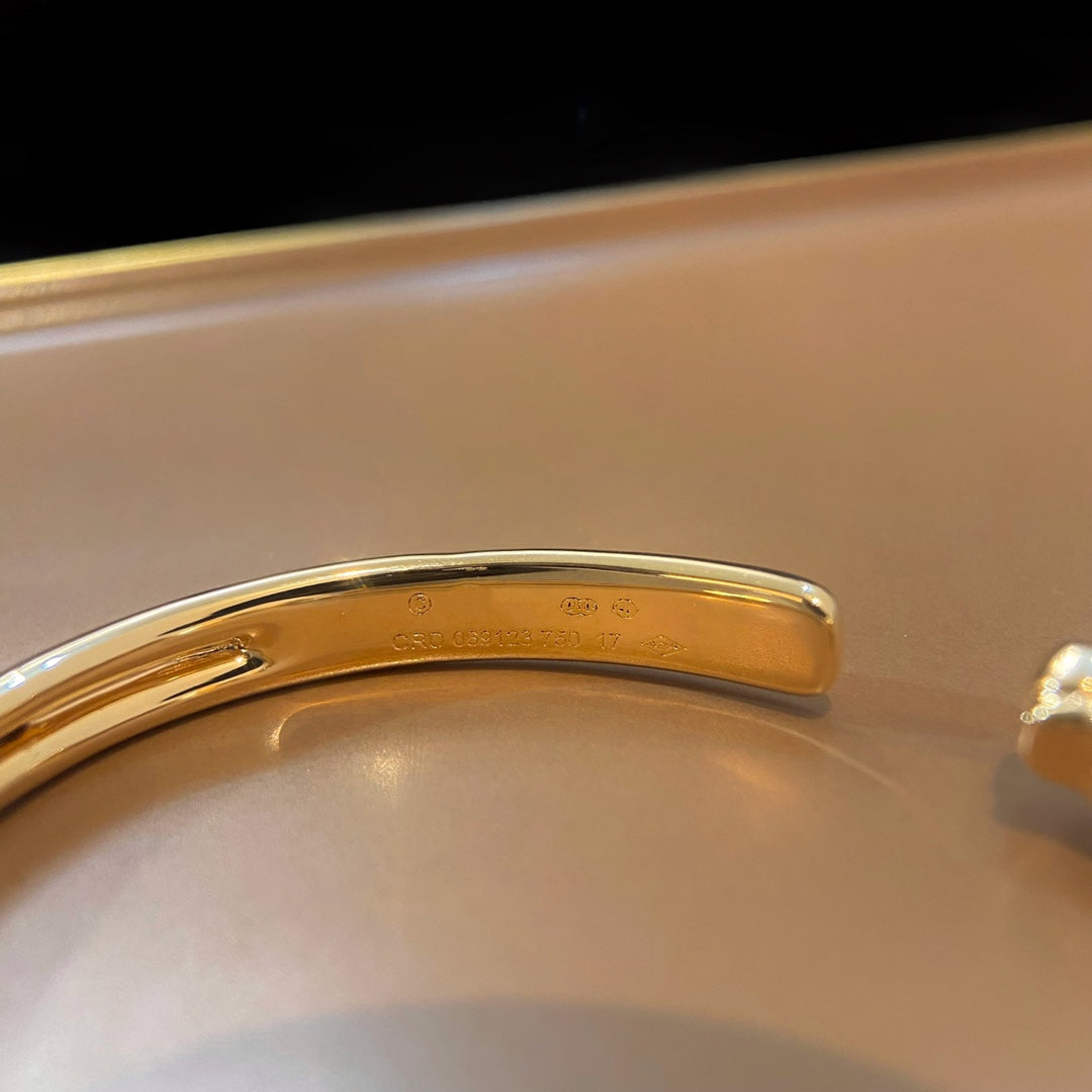 [Leaves]PANTHERE GOLD OPEN BRACELET