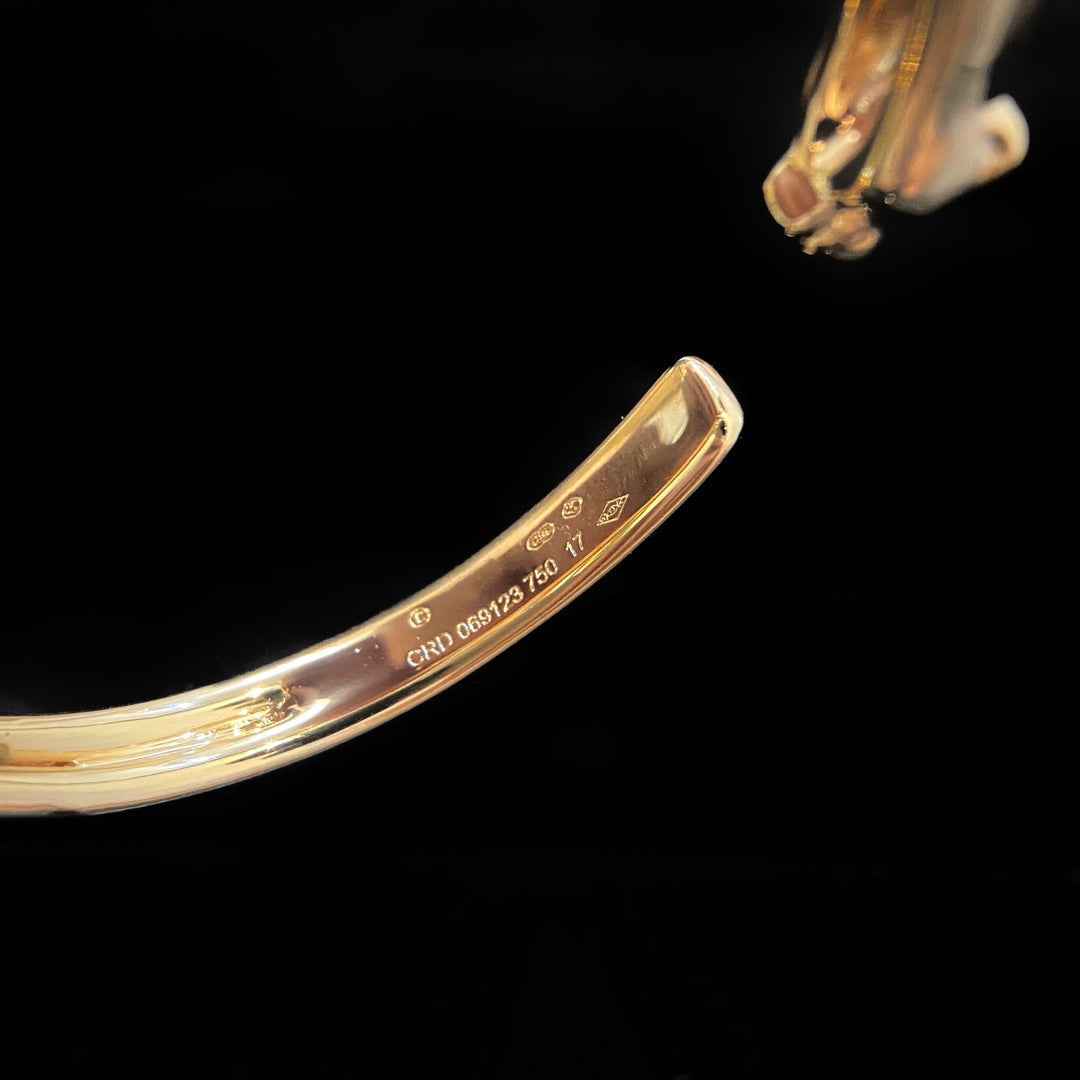 [Leaves]PANTHERE GOLD OPEN BRACELET