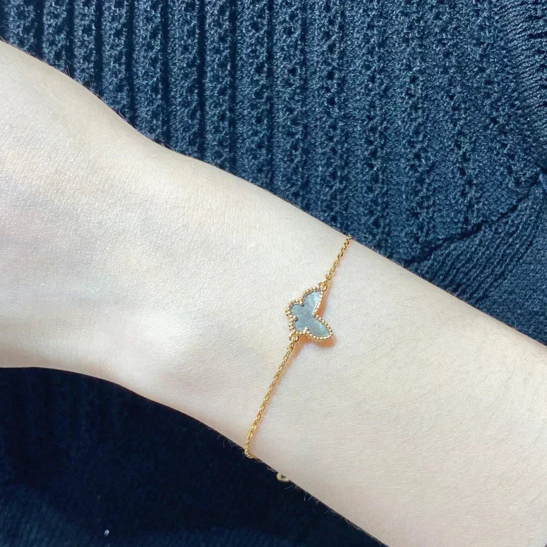 [Leaves]BUTTERFLY DARK MOP BUTTERFLY BRACELET