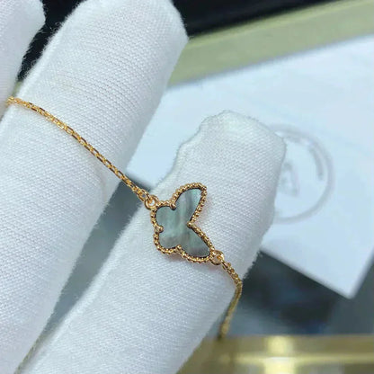 [Leaves]BUTTERFLY DARK MOP BUTTERFLY BRACELET