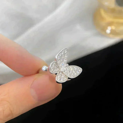 [Leaves]BUTTERFLY DIAMOND RING