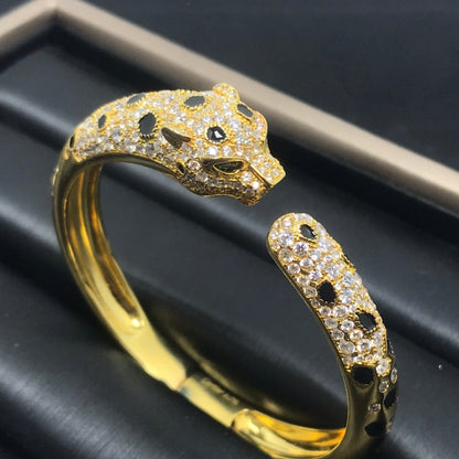 [Leaves]PANTHERE BIG BRACELET DIAMONDS