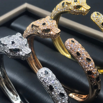 [Leaves]PANTHERE BIG BRACELET DIAMONDS