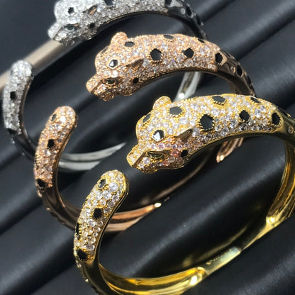 [Leaves]PANTHERE BIG BRACELET DIAMONDS