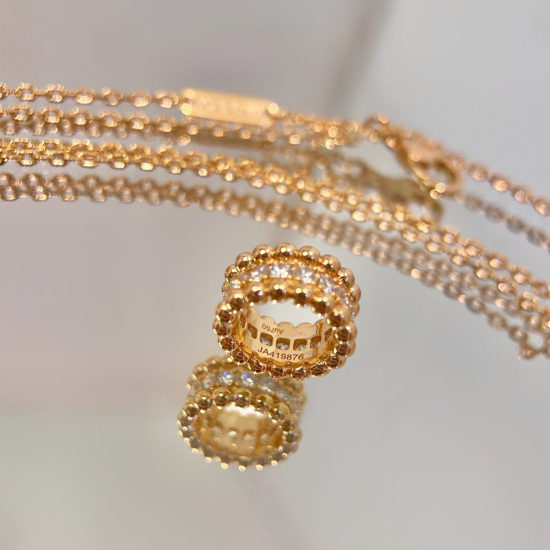 [Leaves]PERLEE DIAMOND NECKLACE
