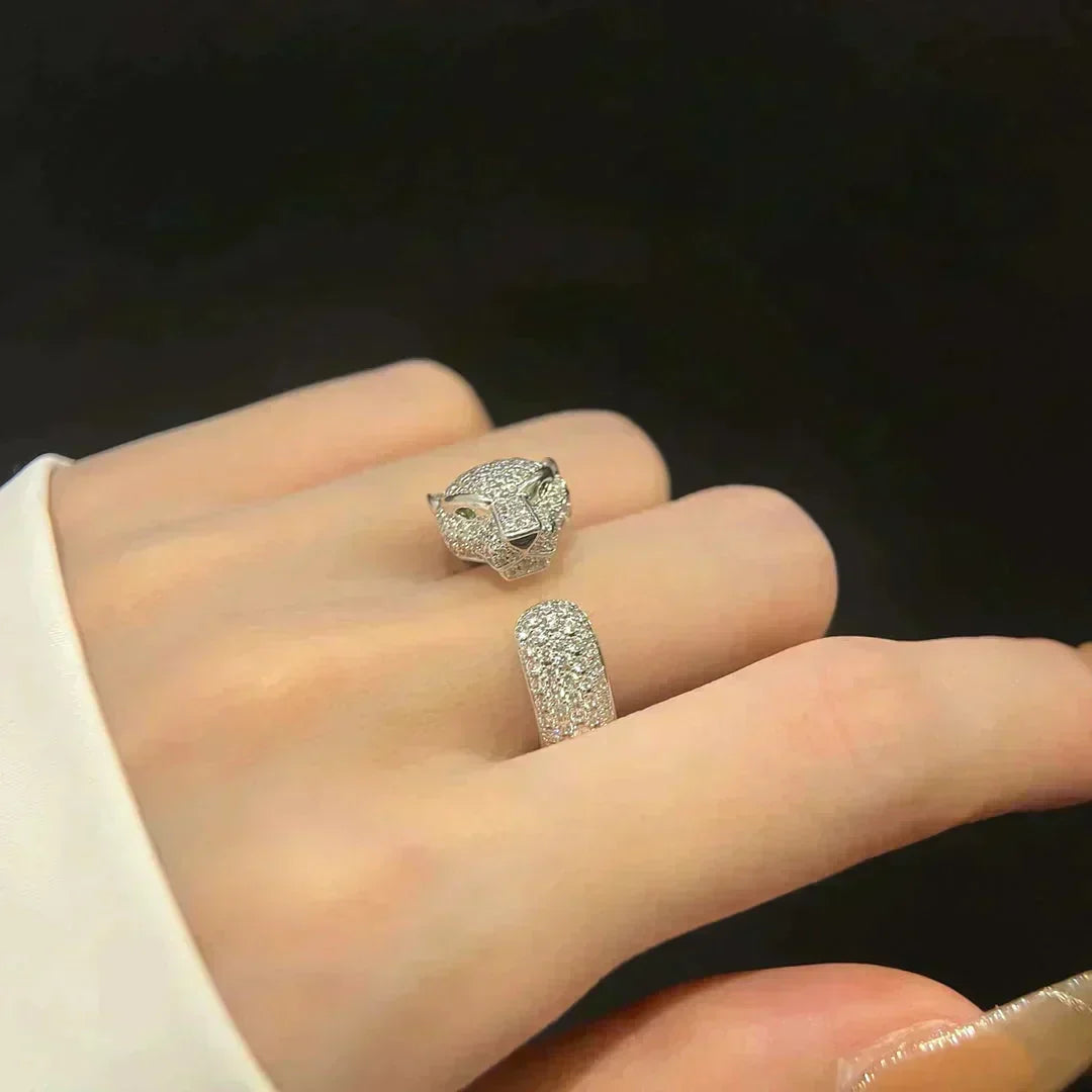 [Leaves]PANTHERE 5.5MM ALL DIAMOND RING