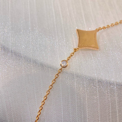 [Leaves]COLOR STAR CARNELIAN ROSE GOLD DIAMOND BRACELET