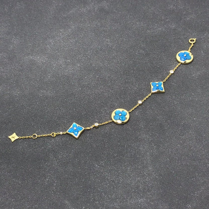 [Leaves]STAR AND SUN TURQUOISE 4 MOTIFS 3 DIAMONDS