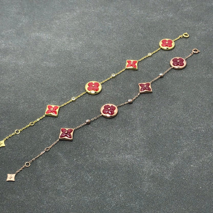 [Leaves]STAR AND SUN CARNELIAN 4 MOTIFS 3 DIAMONDS