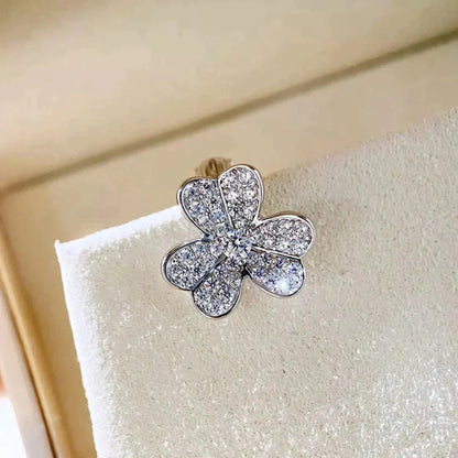 [Leaves]CLOVER COMOS DIAMOND EARRINGS SILVER