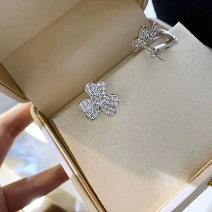 [Leaves]CLOVER COMOS DIAMOND EARRINGS SILVER