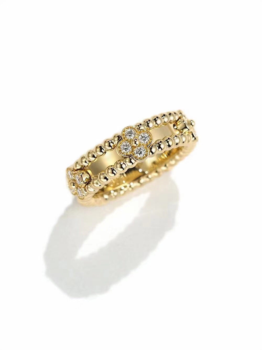 [Leaves]PERLEE GOLD DIAMOND RING
