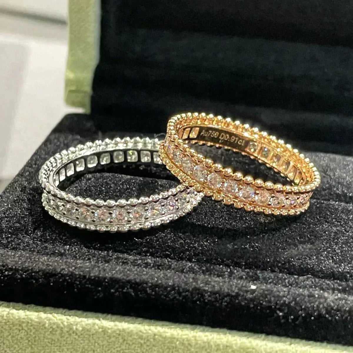 [Leaves]PERLEE DIAMOND ROSE GOLD RING