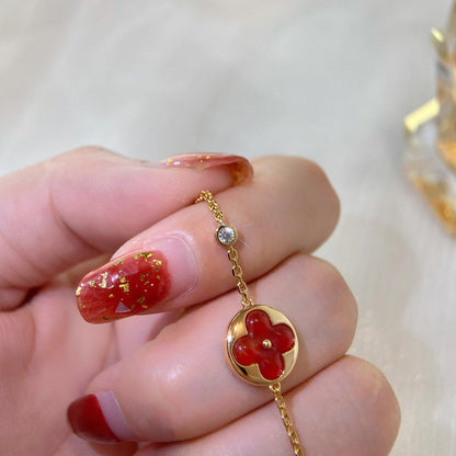 [Leaves]SUN PEDANT CARNELIAN BRACELET