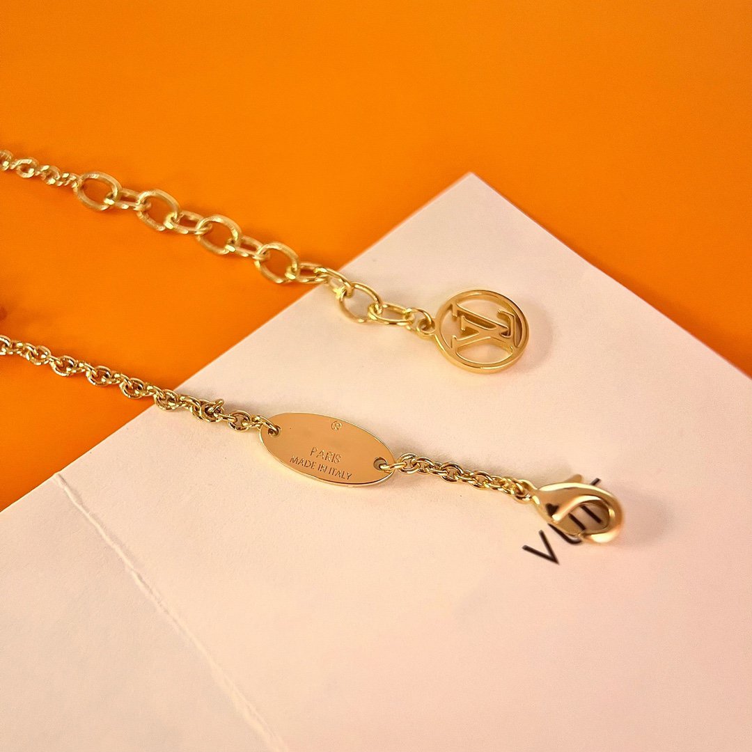 [Leaves]LOGO STAR MOTIF GOLD BRACELET