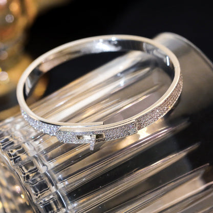 [Leaves]KELLY BRACELET DIAMOND PAVED