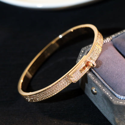 [Leaves]KELLY BRACELET DIAMOND PAVED