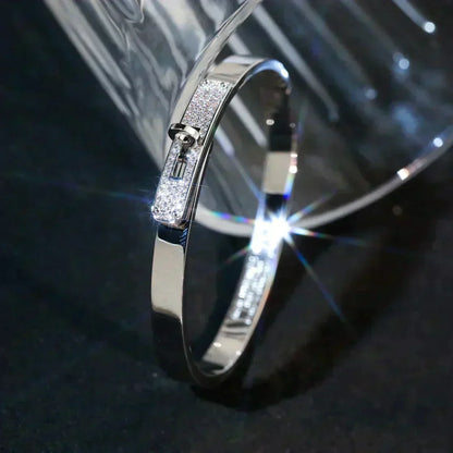 [Leaves]KELLY SILVER DIAMOND BRACELET