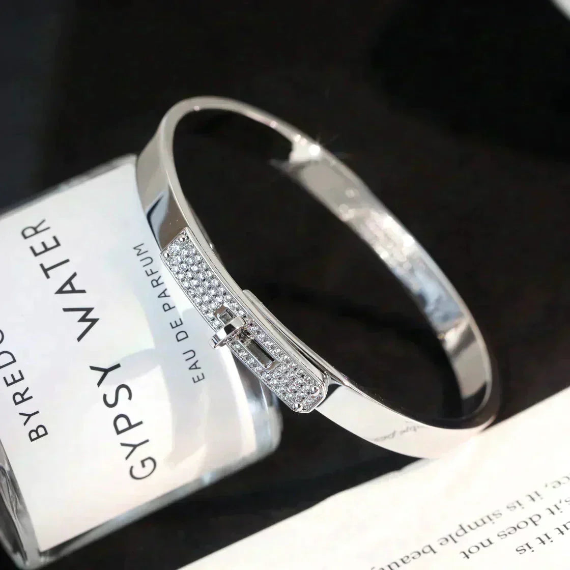 [Leaves]KELLY SILVER DIAMOND BRACELET