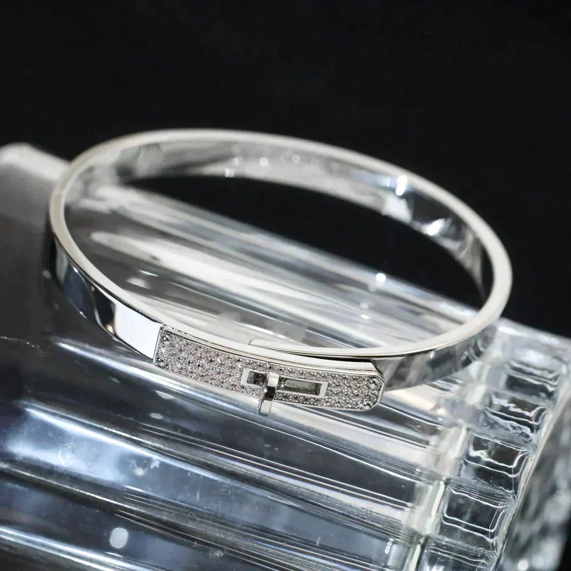 [Leaves]KELLY SILVER DIAMOND BRACELET