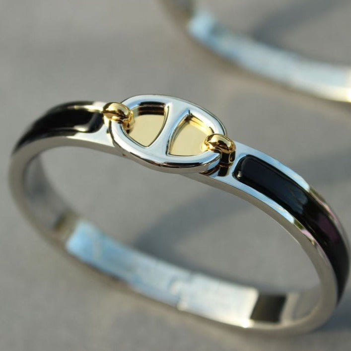 [Leaves]CLIC CHAINE SILVER BRACELET