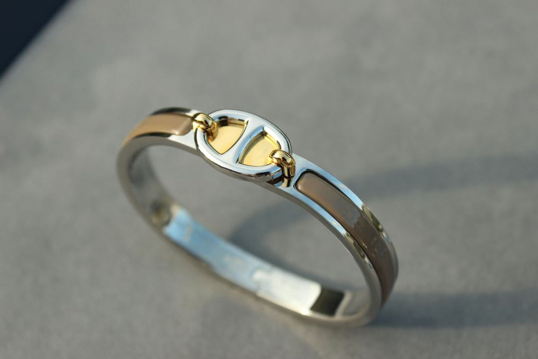 [Leaves]CLIC CHAINE SILVER BRACELET