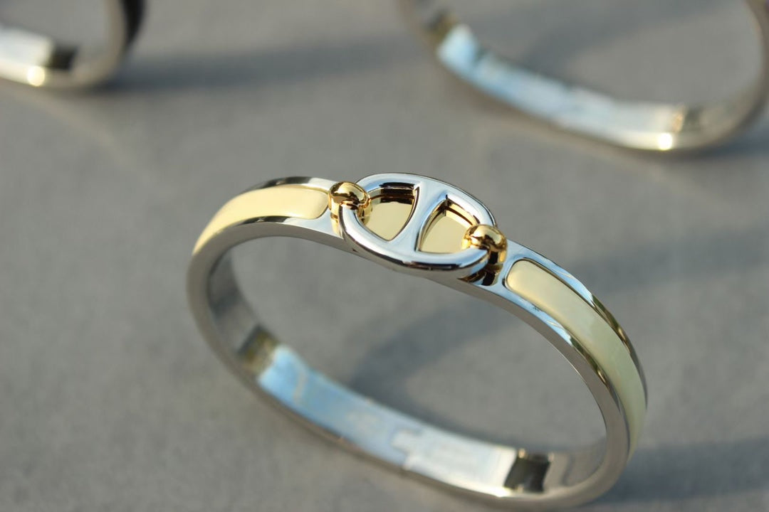 [Leaves]CLIC CHAINE SILVER BRACELET