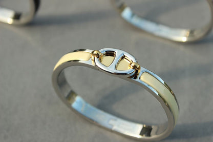 [Leaves]CLIC CHAINE SILVER BRACELET