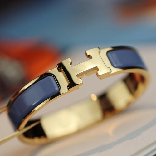 [Leaves]H BRACELET 12MM BLUE GRAY
